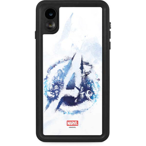 Marvel Avengers Blue Logo iPhone Cases
